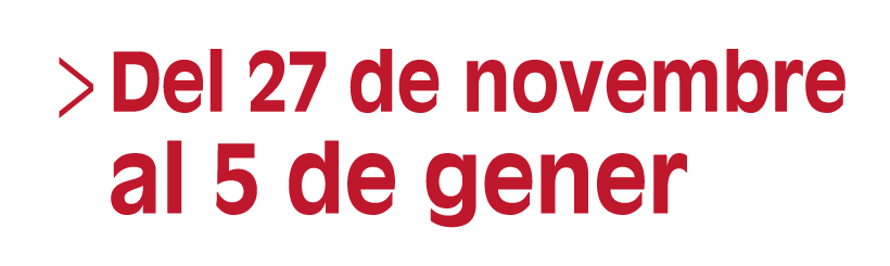 Del vintiset de novembre al cinc de gener (Selecció, dos de set) (Accés a Reproductor)